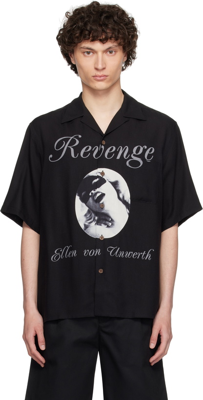 Photo: WACKO MARIA Black 'Ellen Von Unwerth' Shirt