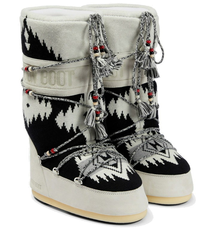 Photo: Alanui - x Moon Boot Icon Knit boots