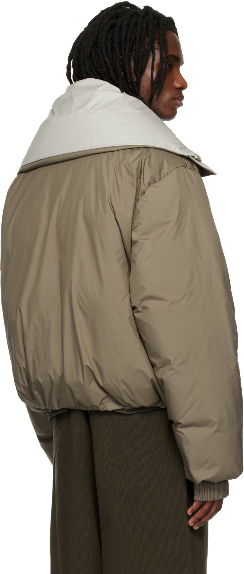 Entire Studios Khaki Kelly Down Jacket