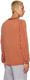 Jacquemus Orange Crewneck Long Sleeve T-Shirt