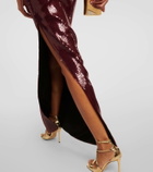 Galvan Stargaze sequined gown