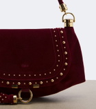 Chloé Marcie Foulard Small velvet shoulder bag