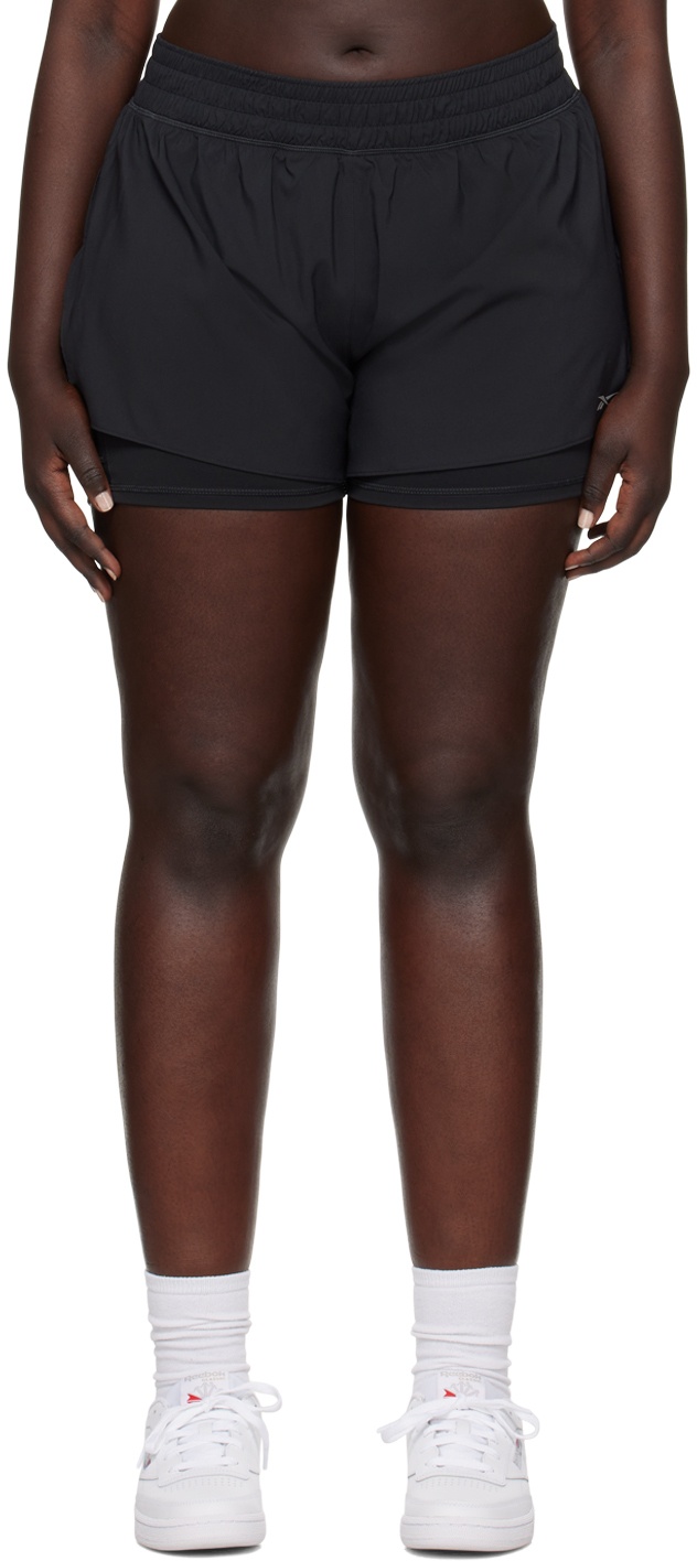 Photo: Reebok Classics Black Two-In-One Shorts