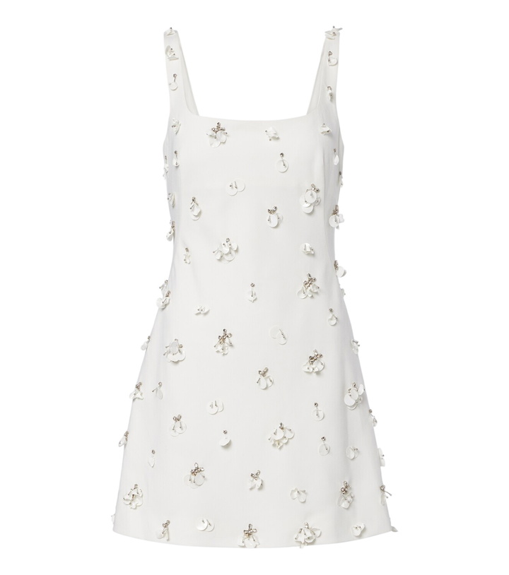 Photo: Simkhai Ziva embellished crêpe minidress