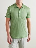 Orlebar Brown - Sebastian Linen-Jersey Polo Shirt - Green