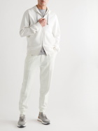 Brunello Cucinelli - Tapered Cotton-Blend Jersey Sweatpants - White
