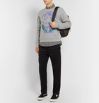 McQ Alexander McQueen - Psychobilly Printed Loopback Cotton-Jersey Sweatshirt - Men - Gray