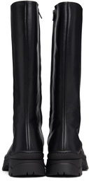 Nicole Saldaña Black Anna Tall Boots