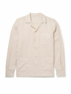 Boglioli - Camp-Collar Linen Overshirt - Neutrals