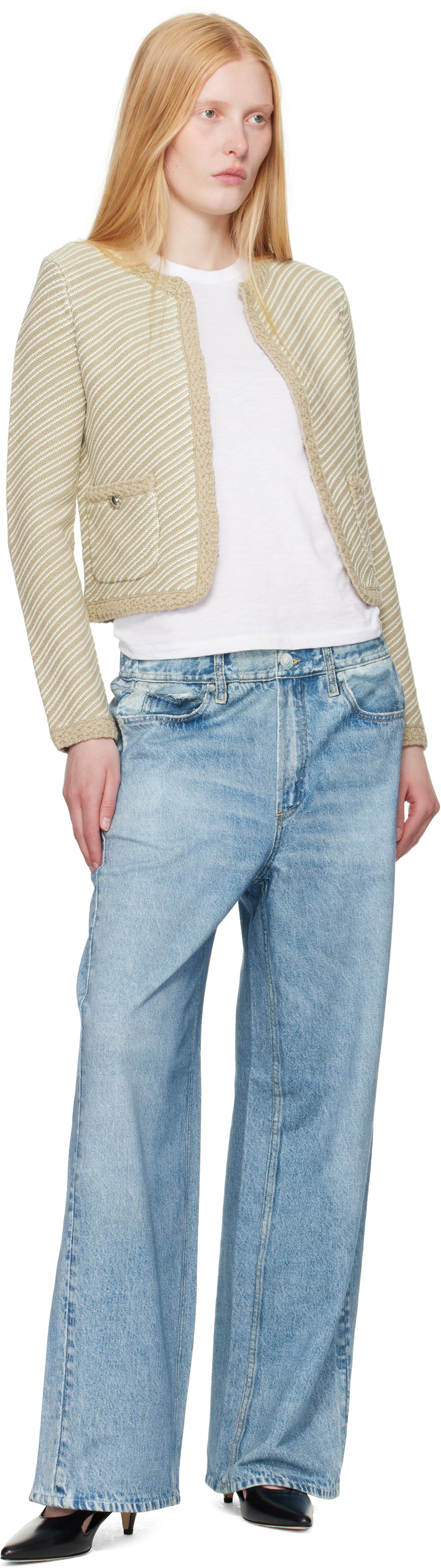 rag & bone Beige Claire Cardigan