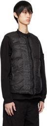 Stone Island Black Quilted Reversible Down Vest
