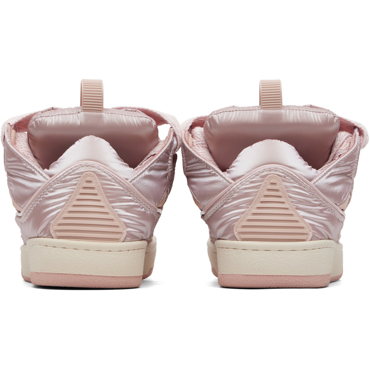 Lanvin Pink Nylon Curb Sneakers