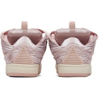 Lanvin Pink Nylon Curb Sneakers