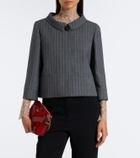 Valentino Pinstripe virgin wool jacket