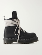 Rick Owens - Dr Martens Leather Lace-Up Boots - Black