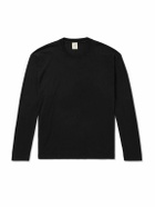 SSAM - Charlie Organic Cotton-Jersey T-Shirt - Black