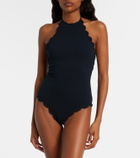 Marysia Mott reversible scalloped swimsuit