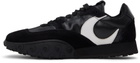 Marine Serre Black MS Rise Sneakers