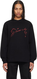 Givenchy Black Regular Long Sleeve T-shirt