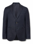 Caruso - Wool Suit Jacket - Blue