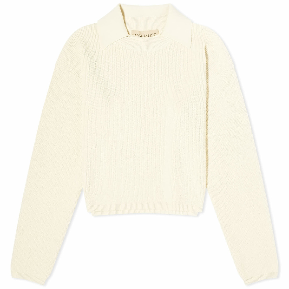 Aya Muse Women's Keri Long Sleeve Top in Cream Aya Muse