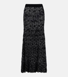 Nili Lotan Nika crochet cotton maxi skirt