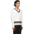 Maison Margiela Off-White OGG V-Neck Sweater