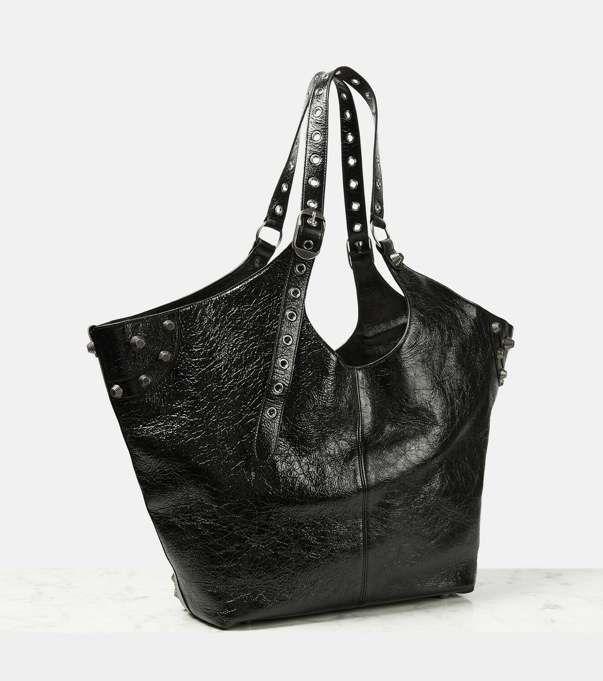 Balenciaga Le Cagole Large leather tote bag