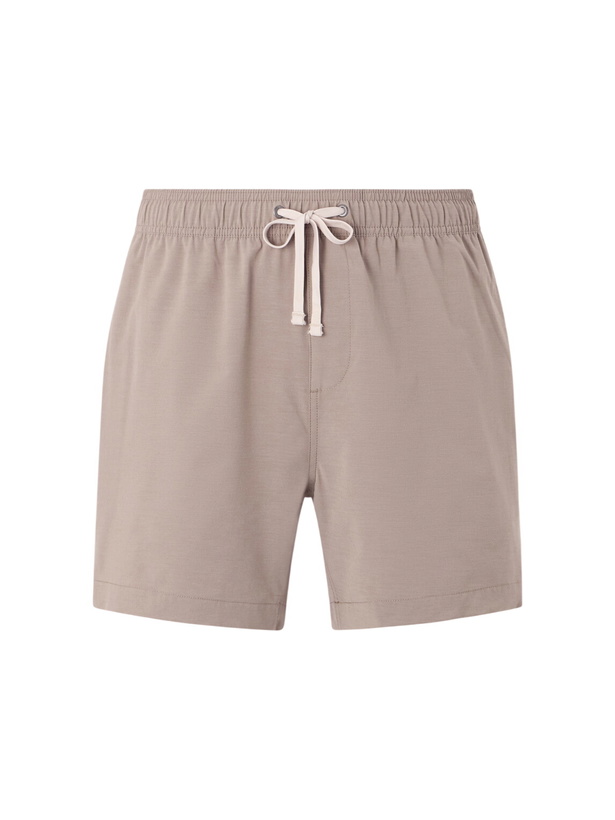 Photo: Onia - Land To Water Straight-Leg Mid-Length Swim Shorts - Brown