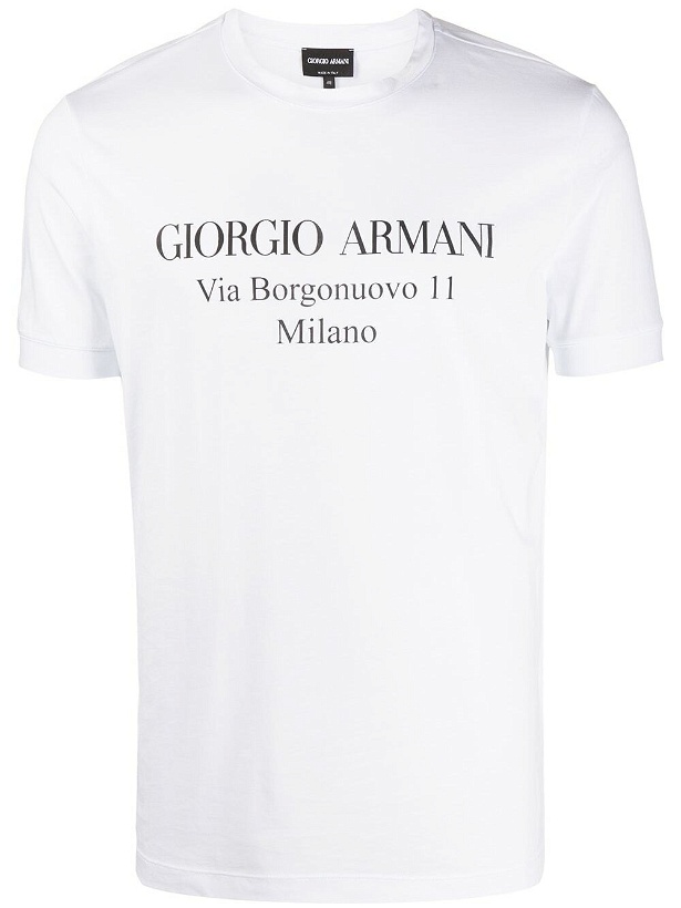 Photo: GIORGIO ARMANI - Logo T-shirt