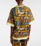 Alémais Minnie printed cotton bowling shirt