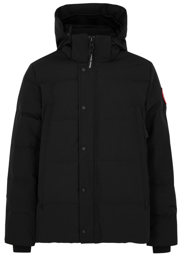 Photo: Canada Goose Wyndham Quilted Arctic-Tech Parka Black S, Men's Designer Parka, Male