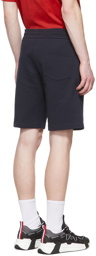 Moncler Navy Cotton Shorts
