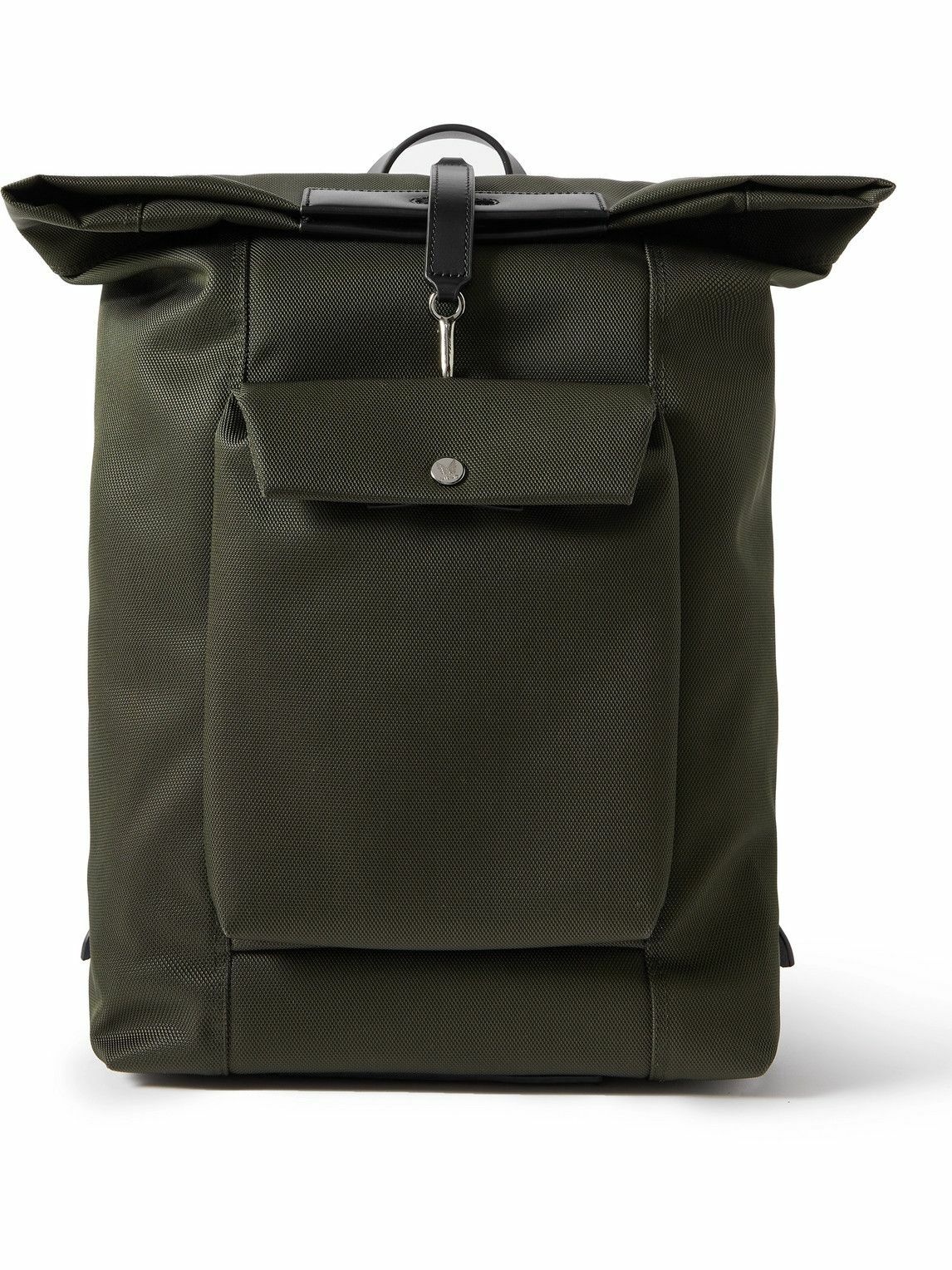 Photo: Mismo - M/S Escape Leather-Trimmed Ballistic Nylon Backpack