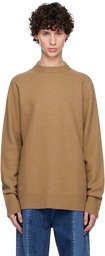 Jil Sander Tan Crewneck Sweater