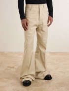 Rick Owens - Bolan Bootcut Organic Cotton-Blend Trousers - Neutrals