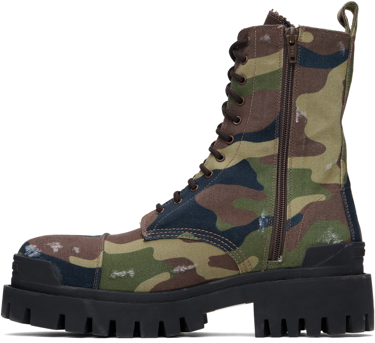 個人装備 BALENCIAGA combat strike Boots Men's Combat Strike Boot in Black | Balenciaga US