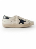Golden Goose - Superstar Distressed Leather Sneakers - White
