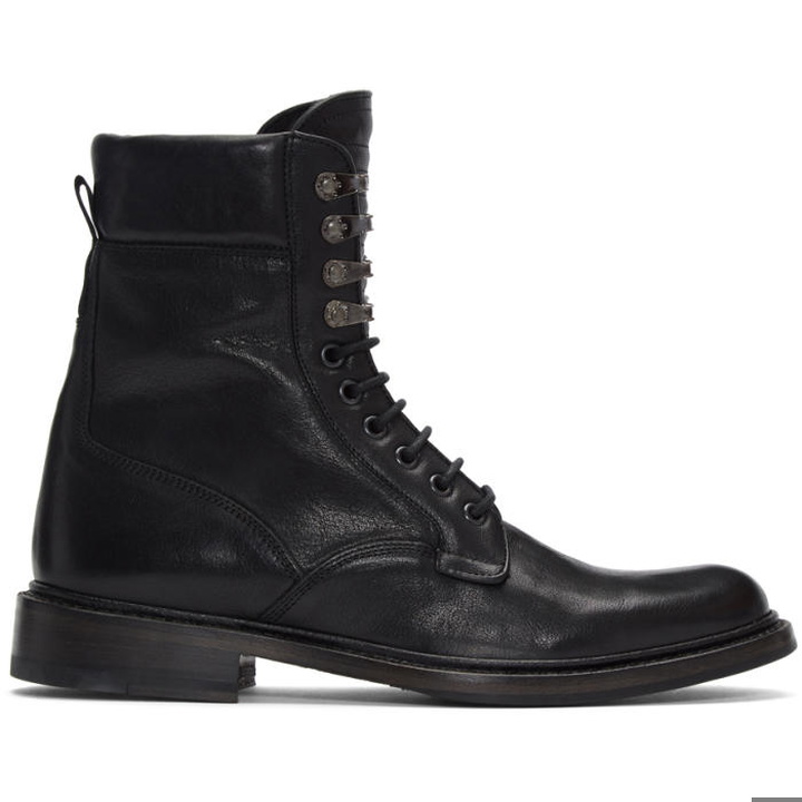Photo: Rag and Bone Black Spencer Military Boots