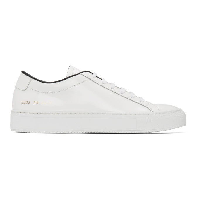 Photo: Common Projects White and Black Original Vintage Achilles Sneakers