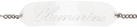 Blumarine Silver Placca Plexi Belt