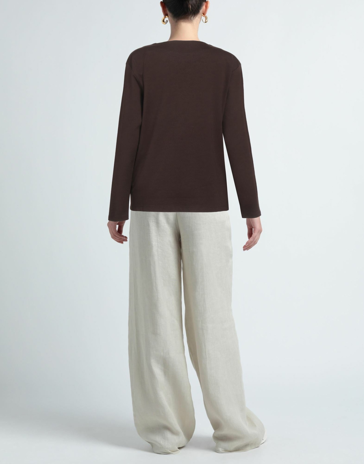 Jijil Womens T-shirt in Brown