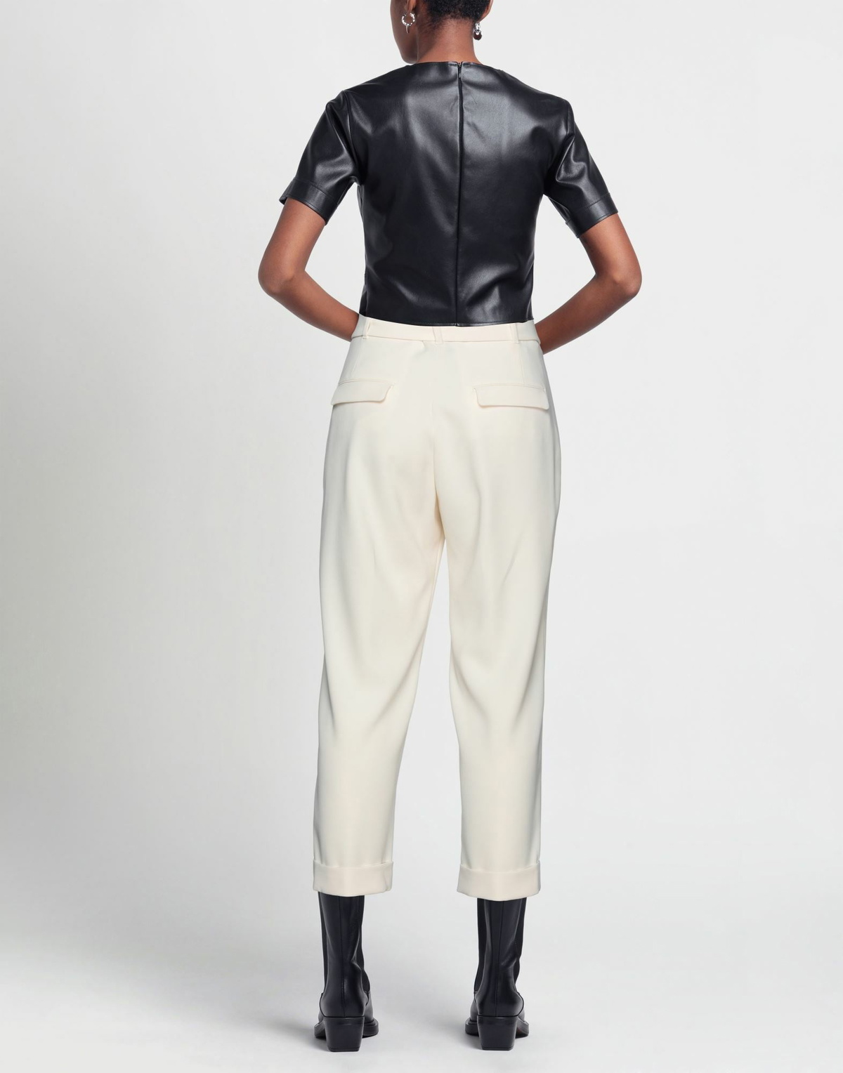 Peserico Womens Pants Ivory