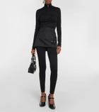 Prada Logo high-rise leggings