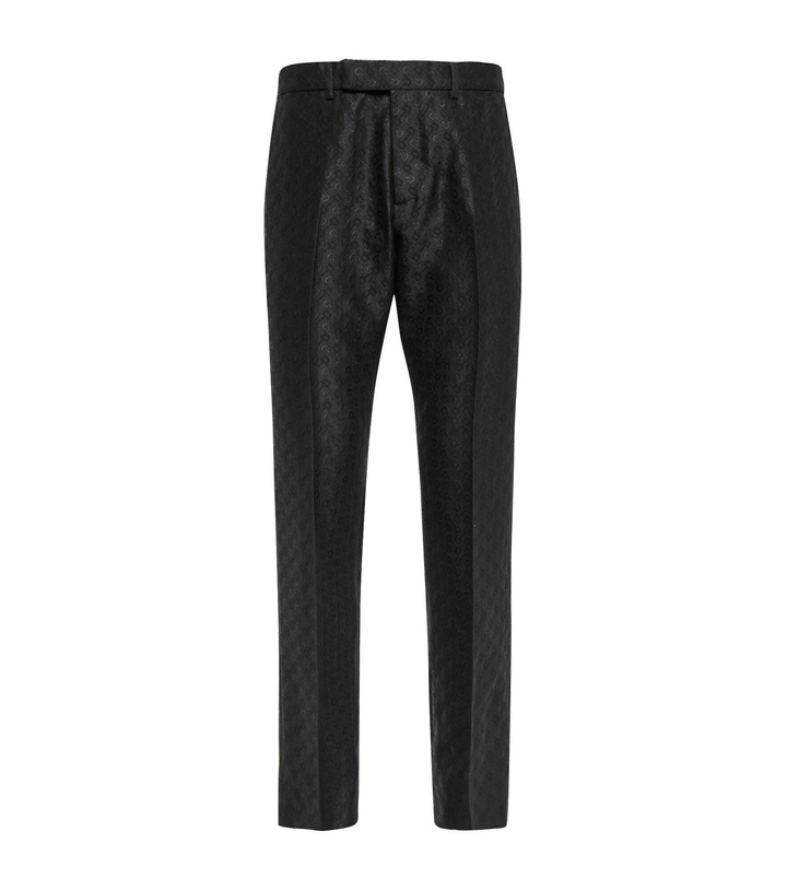 Photo: Gucci - GG jacquard wool-blend pants