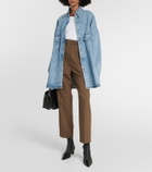 The Frankie Shop Dallas oversized denim shirt