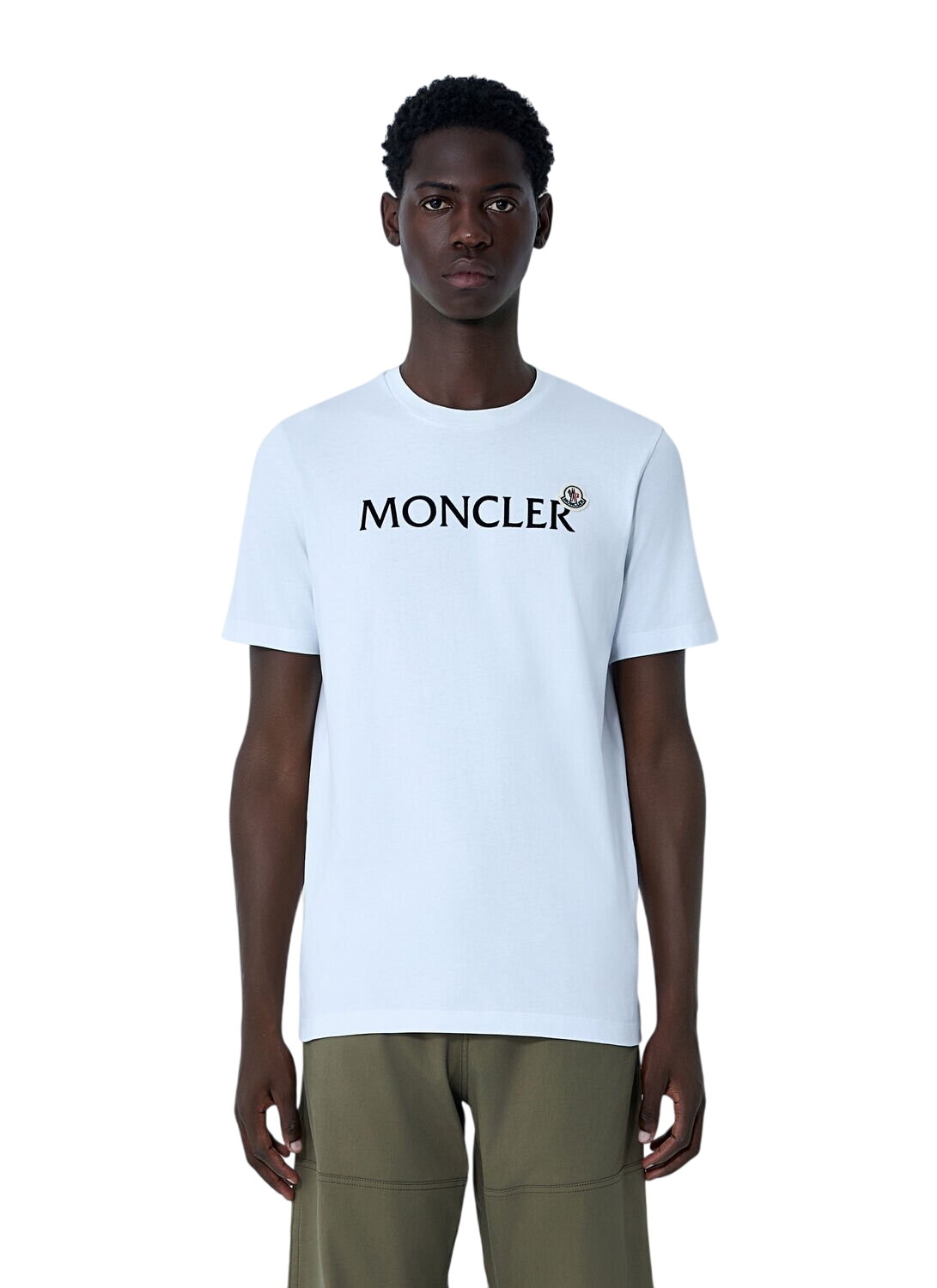 Moncler T Shirt White Mens Moncler