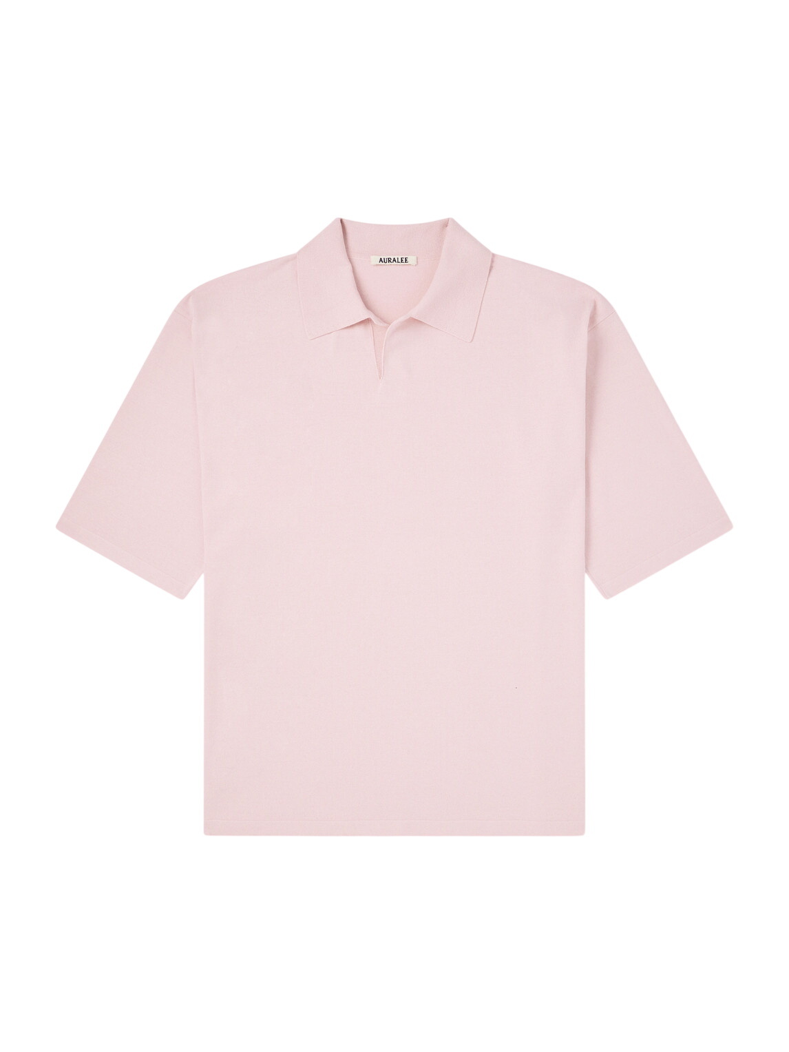 AURALEE Super High Gauge Cotton Knit Polo Auralee
