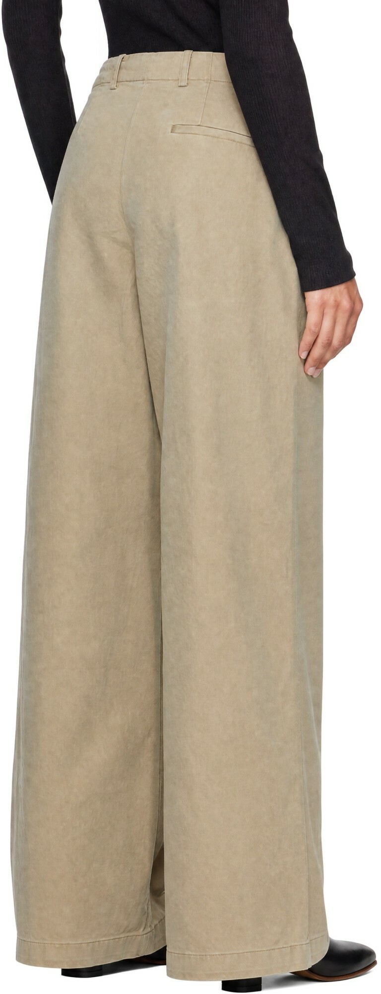 OUR LEGACY Beige Arch Chino Trousers