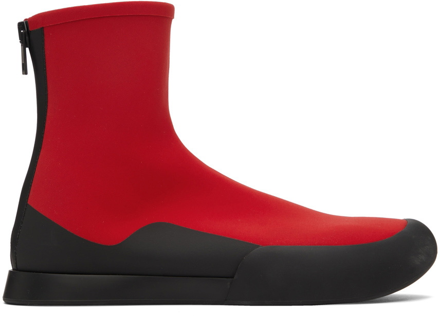 The Row Red TR Ankle Boots The Row